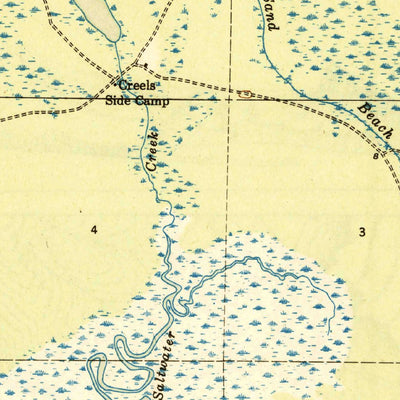 United States Geological Survey Beverly, FL (1945, 31680-Scale) digital map