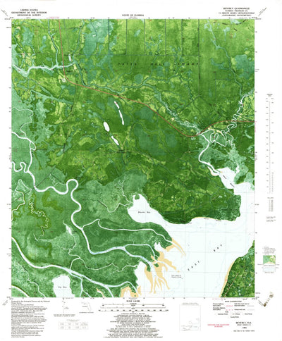 United States Geological Survey Beverly, FL (1981, 24000-Scale) digital map