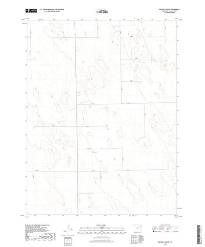 United States Geological Survey Beverly Grove, CO (2019, 24000-Scale) digital map