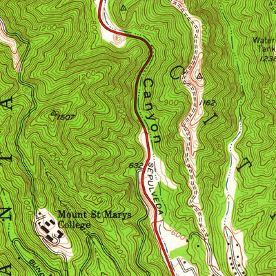 United States Geological Survey Beverly Hills, CA (1950, 24000-Scale) digital map