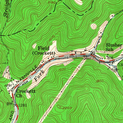 United States Geological Survey Beverly, KY (1954, 24000-Scale) digital map