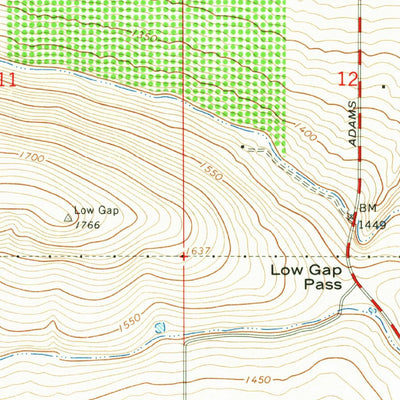 United States Geological Survey Beverly NE, WA (1965, 24000-Scale) digital map
