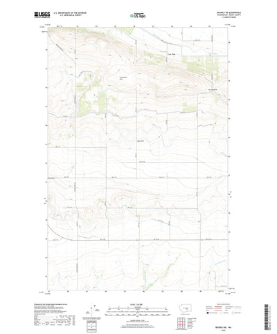 United States Geological Survey Beverly NE, WA (2020, 24000-Scale) digital map