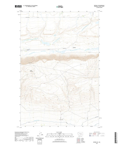 United States Geological Survey Beverly SE, WA (2020, 24000-Scale) digital map