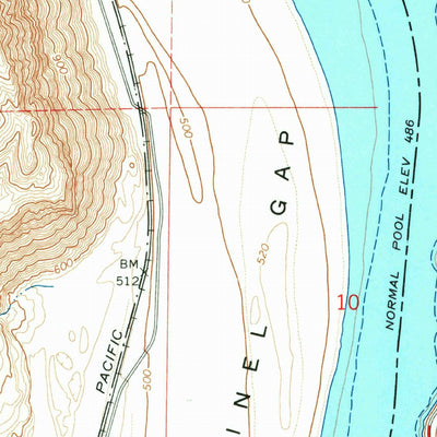 United States Geological Survey Beverly, WA (1965, 24000-Scale) digital map