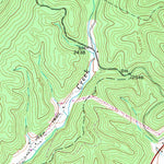 United States Geological Survey Beverly West, WV (1968, 24000-Scale) digital map