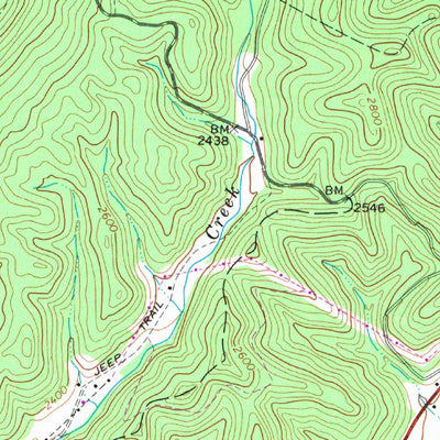United States Geological Survey Beverly West, WV (1968, 24000-Scale) digital map