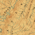 United States Geological Survey Beverly, WV-VA (1892, 125000-Scale) digital map