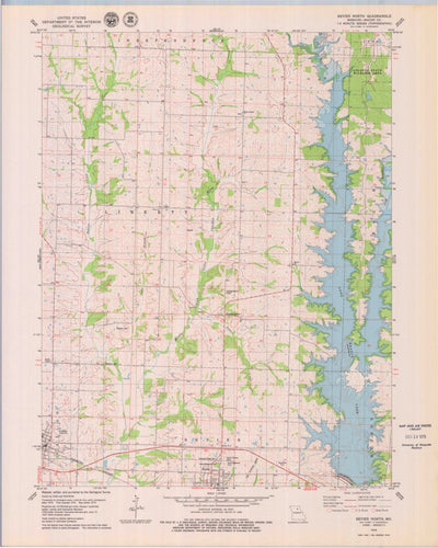 United States Geological Survey Bevier North, MO (1979, 24000-Scale) digital map