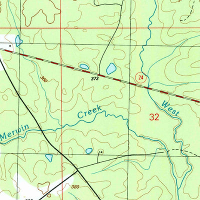 United States Geological Survey Bewelcome, MS (1988, 24000-Scale) digital map