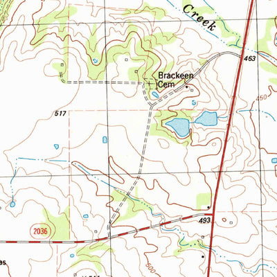 United States Geological Survey Biardstown, TX (1984, 24000-Scale) digital map