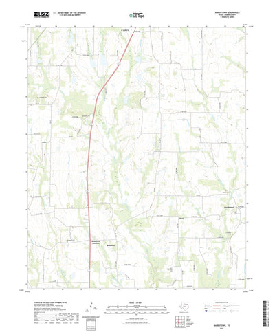 United States Geological Survey Biardstown, TX (2022, 24000-Scale) digital map
