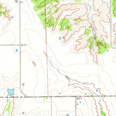 United States Geological Survey Bible Grove, MO (1966, 24000-Scale) digital map