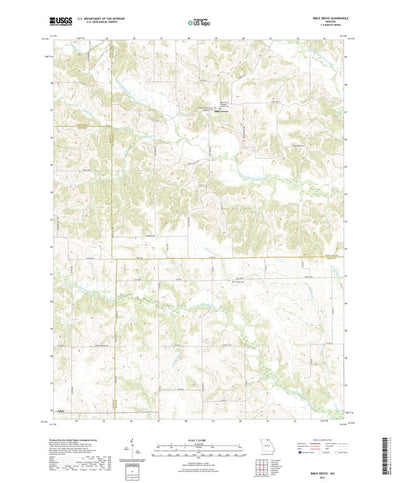 United States Geological Survey Bible Grove, MO (2021, 24000-Scale) digital map