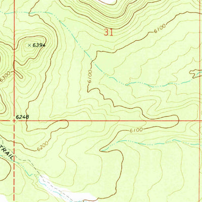 United States Geological Survey Bible Spring, UT (1971, 24000-Scale) digital map