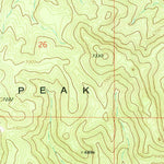 United States Geological Survey Bible Spring, UT (1971, 24000-Scale) digital map