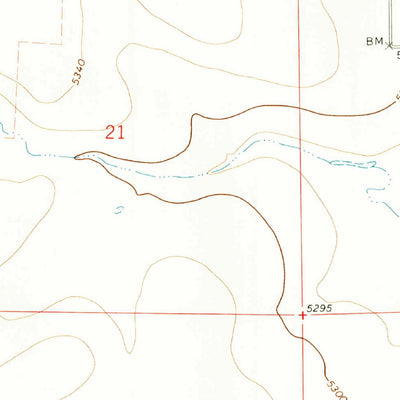 United States Geological Survey Bible Top Butte, NM (1972, 24000-Scale) digital map