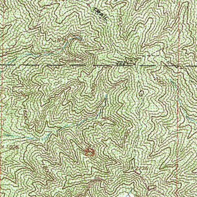 United States Geological Survey Bickmore Canyon, CA (1968, 24000-Scale) digital map
