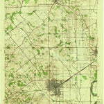 United States Geological Survey Bicknell, IN (1943, 24000-Scale) digital map