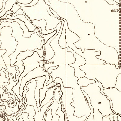 United States Geological Survey Bicknell, UT (1952, 24000-Scale) digital map