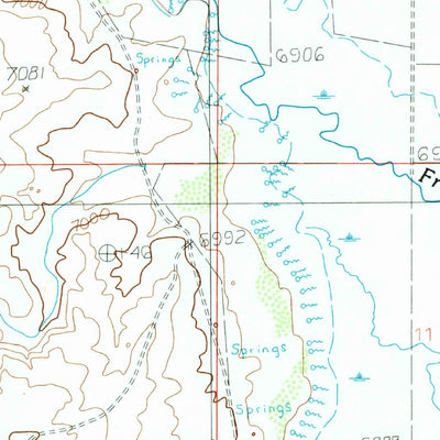 United States Geological Survey Bicknell, UT (1985, 24000-Scale) digital map