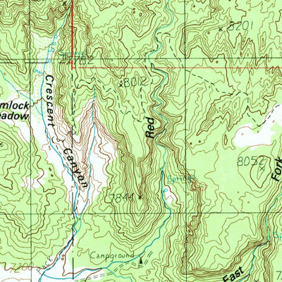 United States Geological Survey Bicknell, UT (1985, 24000-Scale) digital map