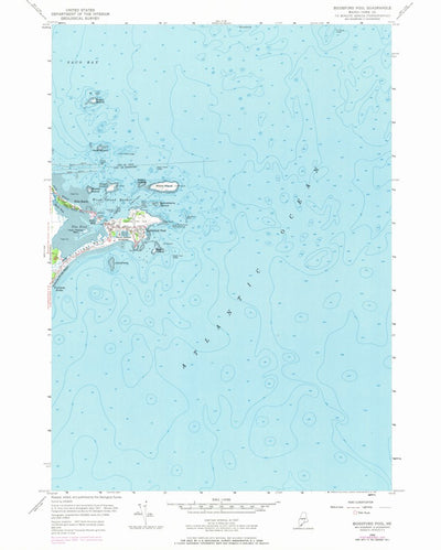 United States Geological Survey Biddeford Pool, ME (1956, 24000-Scale) digital map
