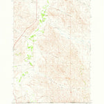 United States Geological Survey Biddle, MT-WY (1970, 24000-Scale) digital map