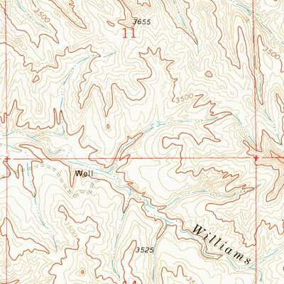United States Geological Survey Biddle, MT-WY (1970, 24000-Scale) digital map