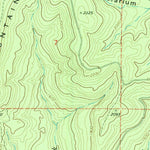 United States Geological Survey Bidville, AR (1973, 24000-Scale) digital map