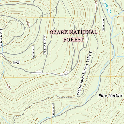 United States Geological Survey Bidville, AR (2020, 24000-Scale) digital map