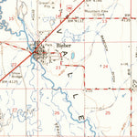 United States Geological Survey Bieber, CA (1961, 62500-Scale) digital map