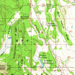 United States Geological Survey Bieber, CA (1961, 62500-Scale) digital map