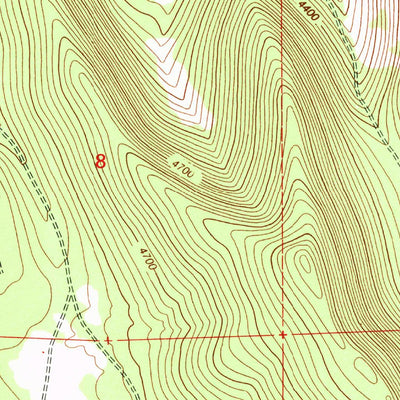 United States Geological Survey Bieber, CA (1993, 24000-Scale) digital map