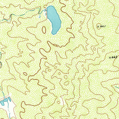 United States Geological Survey Biel Lake North, TX (1973, 24000-Scale) digital map