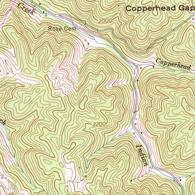 United States Geological Survey Big A Mountain, VA (1958, 24000-Scale) digital map