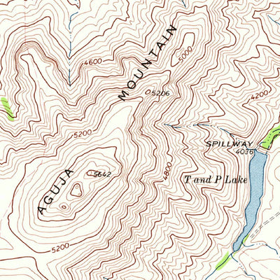 United States Geological Survey Big Aguja Mountain, TX (1972, 24000-Scale) digital map
