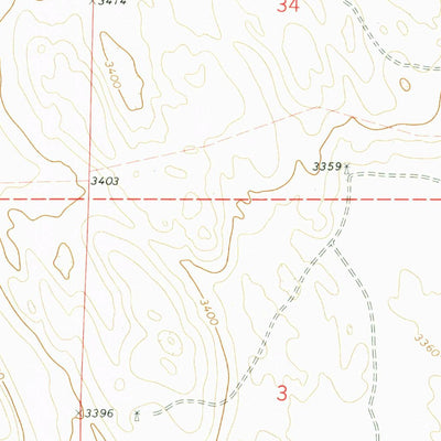 United States Geological Survey Big Bald Hill, NE (1972, 24000-Scale) digital map