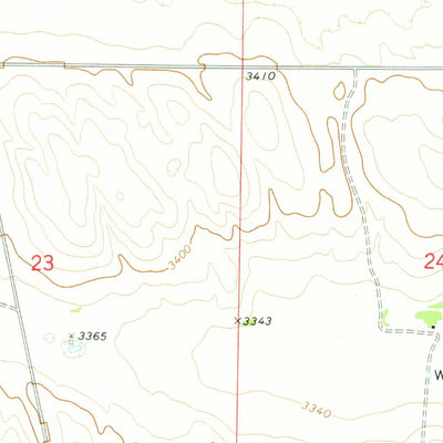 United States Geological Survey Big Bald Hill NE, NE (1972, 24000-Scale) digital map