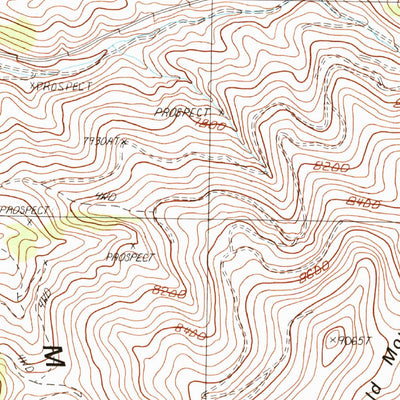 United States Geological Survey Big Bald Mountain, NV (1990, 24000-Scale) digital map