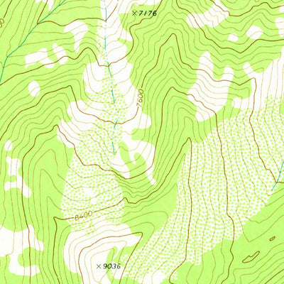 United States Geological Survey Big Baldy, ID (1973, 24000-Scale) digital map