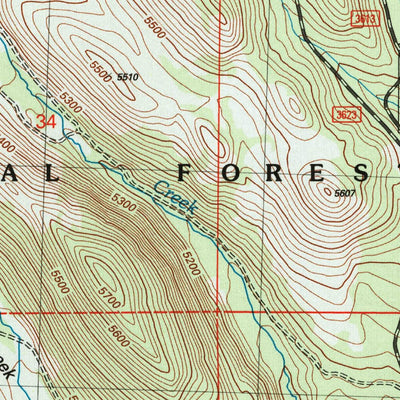 United States Geological Survey Big Baldy, OR (2004, 24000-Scale) digital map