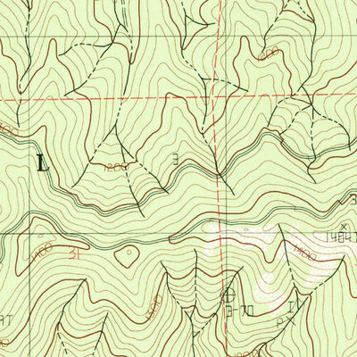 United States Geological Survey Big Bar, CA (1982, 24000-Scale) digital map