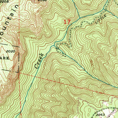 United States Geological Survey Big Basin, CA (1955, 24000-Scale) digital map