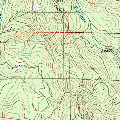 United States Geological Survey Big Basin, CA (1997, 24000-Scale) digital map