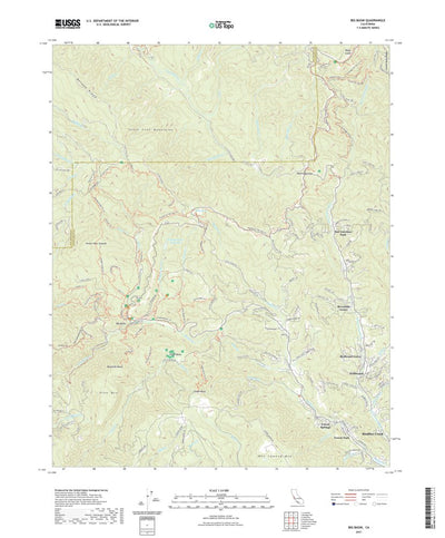 United States Geological Survey Big Basin, CA (2021, 24000-Scale) digital map
