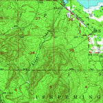 United States Geological Survey Big Bay, MI (1954, 62500-Scale) digital map