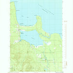 United States Geological Survey Big Bay, MI (1985, 24000-Scale) digital map