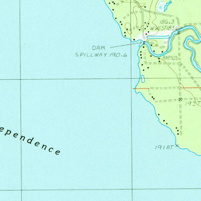United States Geological Survey Big Bay, MI (1985, 24000-Scale) digital map