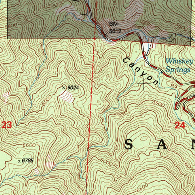 United States Geological Survey Big Bear City, CA (1996, 24000-Scale) digital map